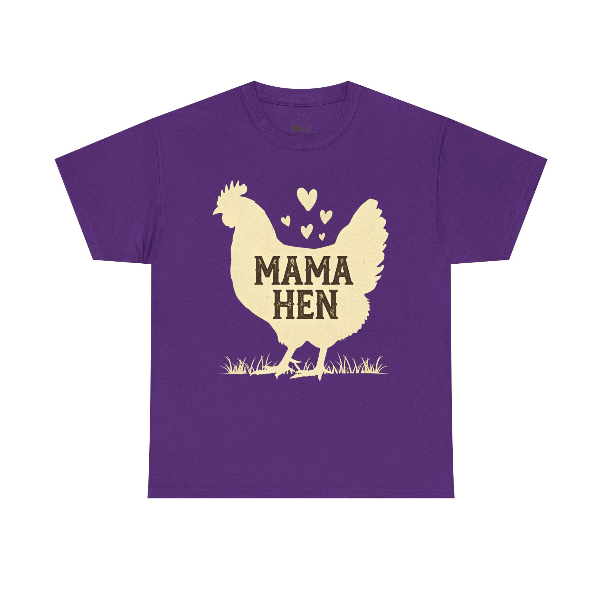 Mama Hen T-Shirt – Chicken Mom Tee, Minimalist Farmhouse Chicken Shirt, Unisex Gildan 5000