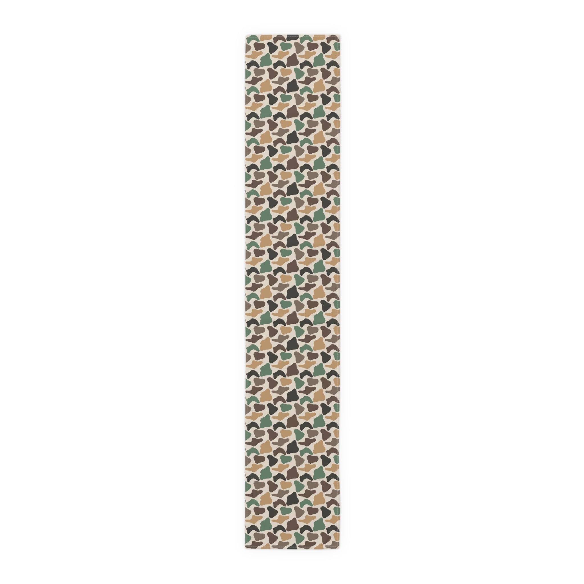 Duck Camo Farmhouse Table Runner | Rustic Waterfowl Kitchen Decor | Country Duck Print Dining Table Linen | Homestead Farm Table Runner