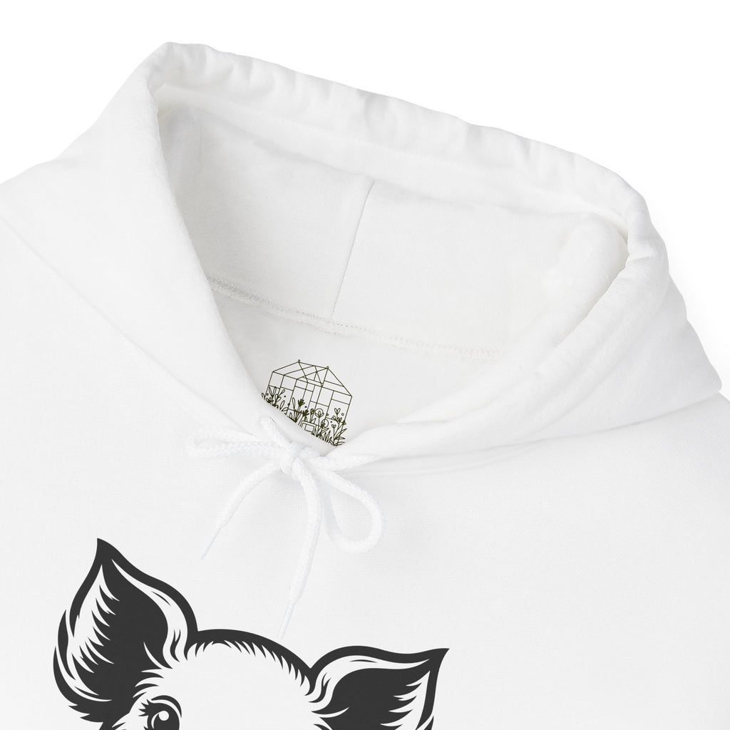 Peeking Pig Hoodie – Cute Pig Pullover Sweatshirt, Pig Lover Hoodie, Farm Life Hoodie, Mini Pig Apparel, Homestead Hoodie, Farm Animal Hoodie, Country Living Unisex Hoodie
