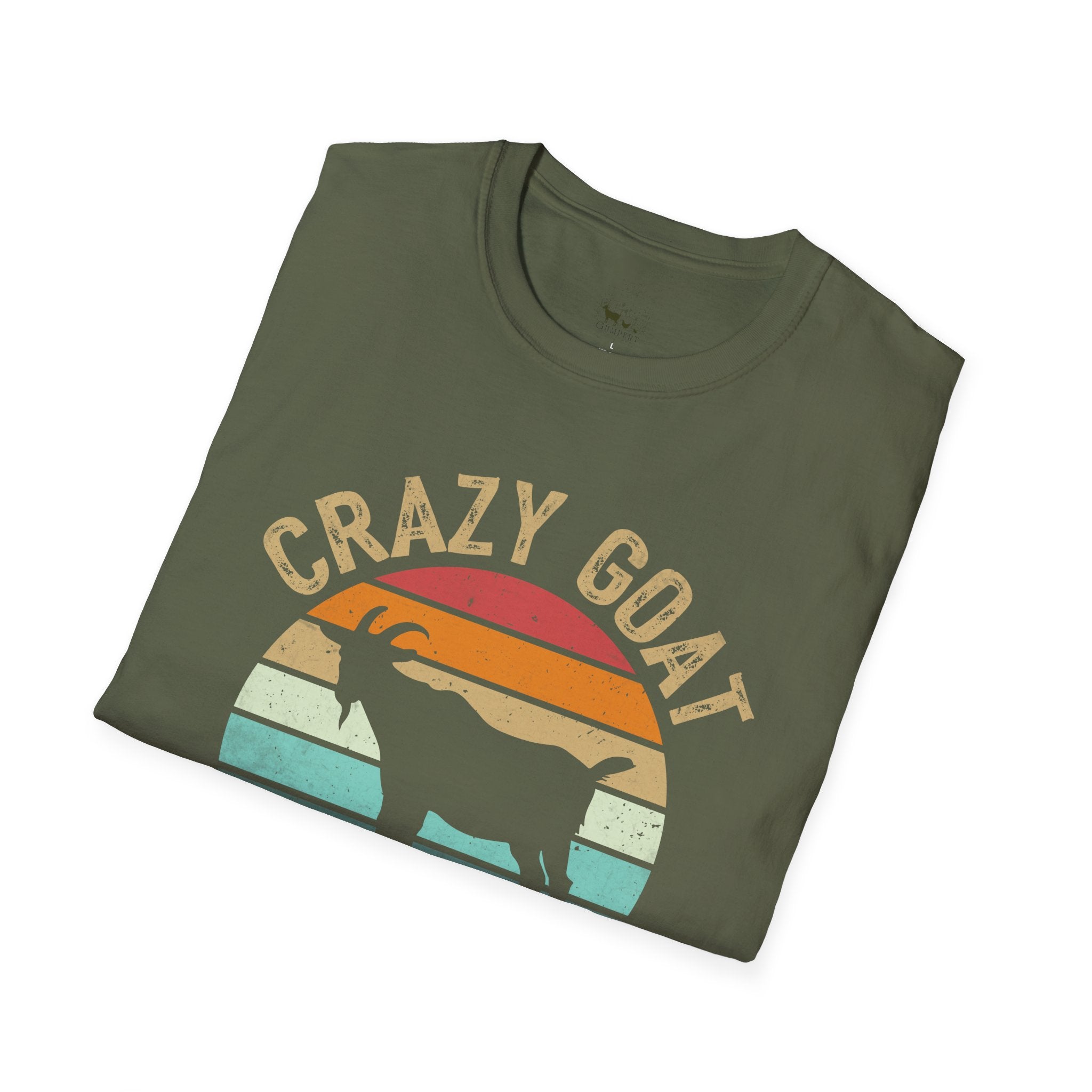 Crazy Goat Lady Vintage Unisex T-Shirt | Funny Goat Lover Farm Life Tee