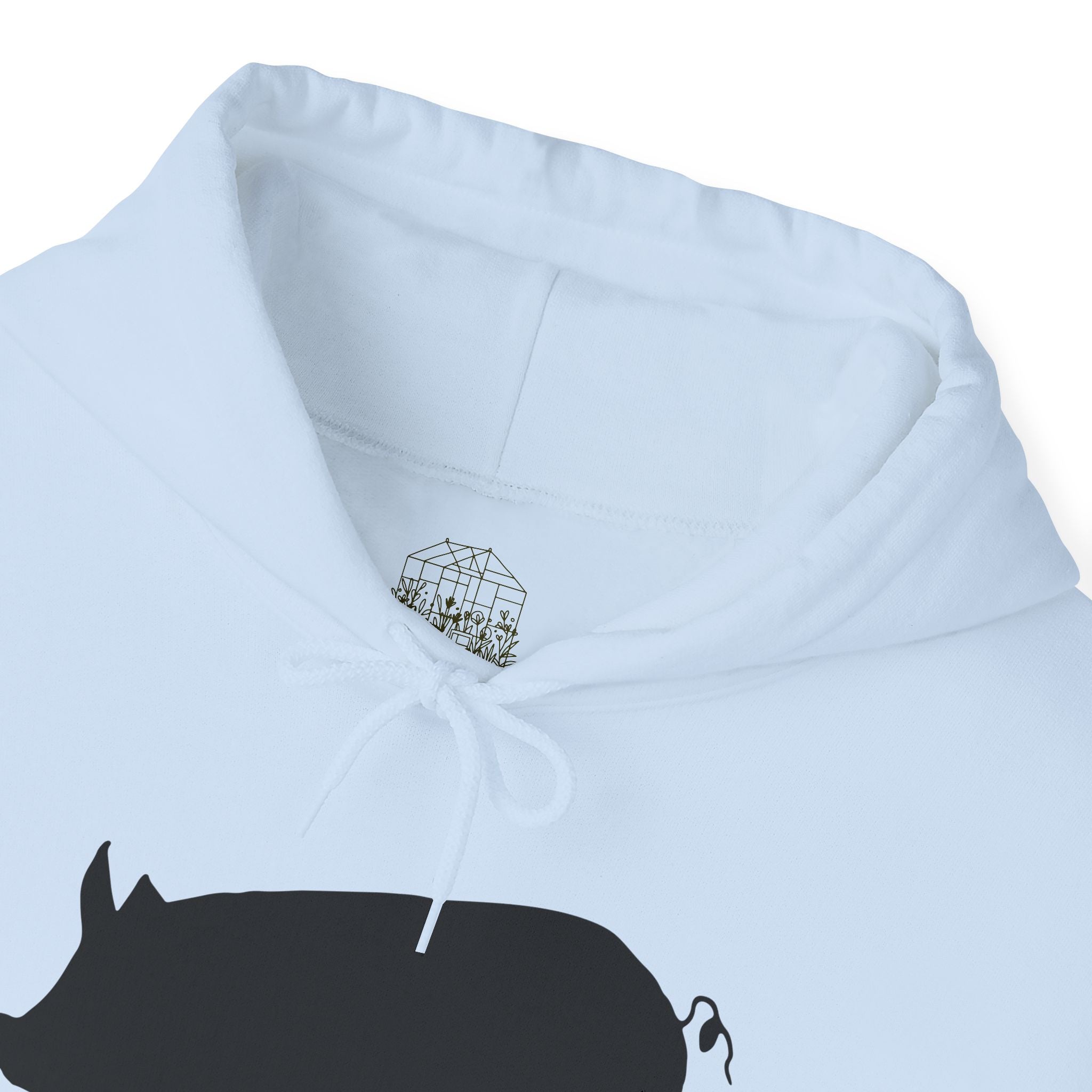Pig Silhouette Hoodie – Farm Life Sweatshirt, Pig Lover Pullover, Homestead Hoodie, Mini Pig Apparel, Farm Animal Hoodie, Country Living Unisex Hoodie