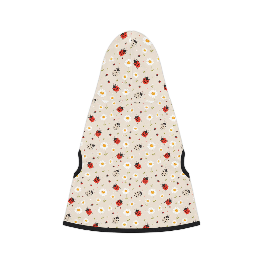 Ladybug Pet Hoodie, Cute Pet Apparel, Animal Lover Gift, Dog Sweater, Cat Jumper, Pet Clothing