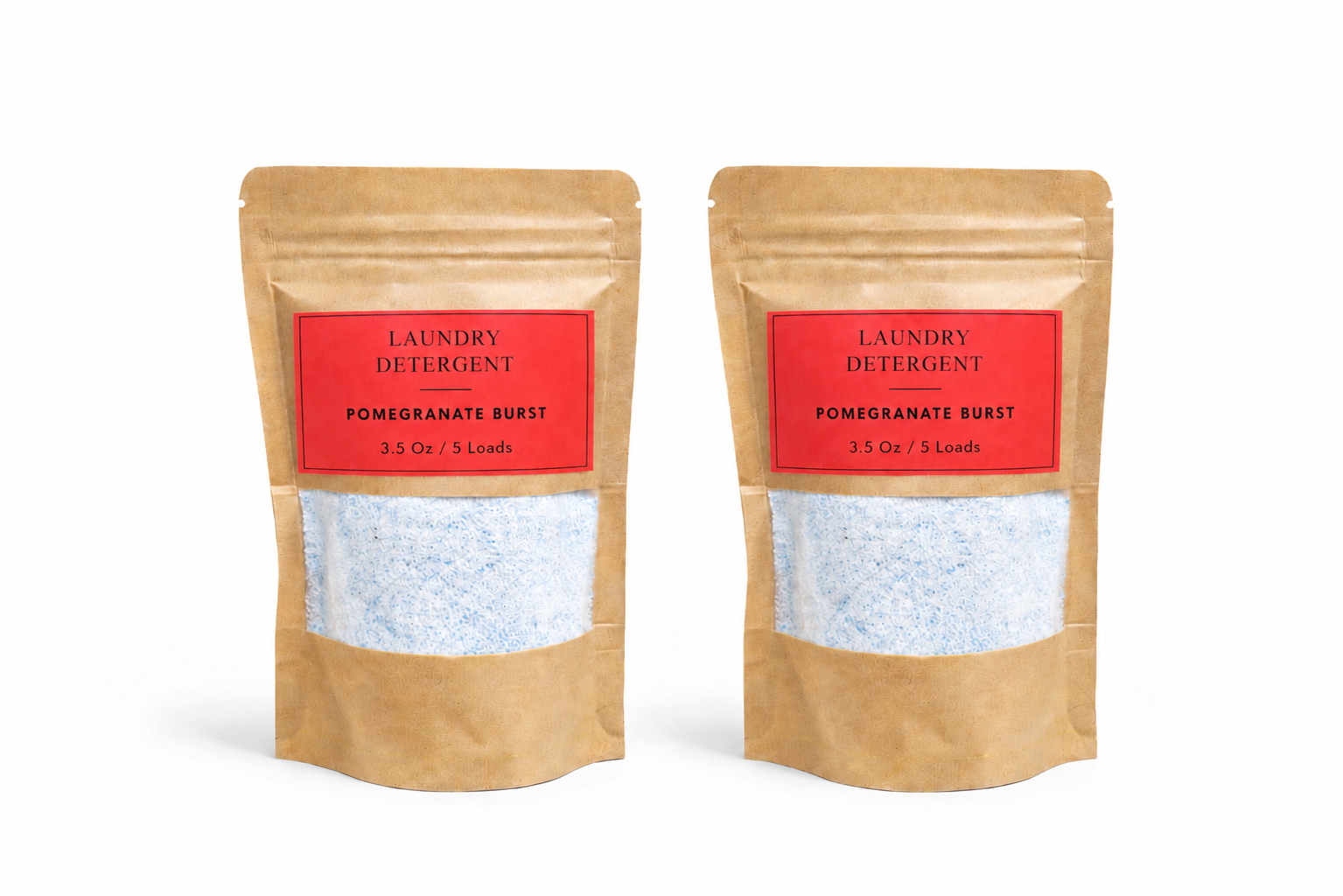 Pomegranate Burst Handmade Laundry Detergent | Fruit Scent Laundry Powder | HE Washer Safe | Available in 3 Sizes