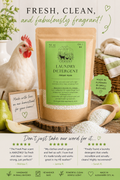 Fresh Pear Handmade Laundry Detergent | Crisp Fruit Scent Laundry Powder| HE Washer Safe | Available in 3 Sizes