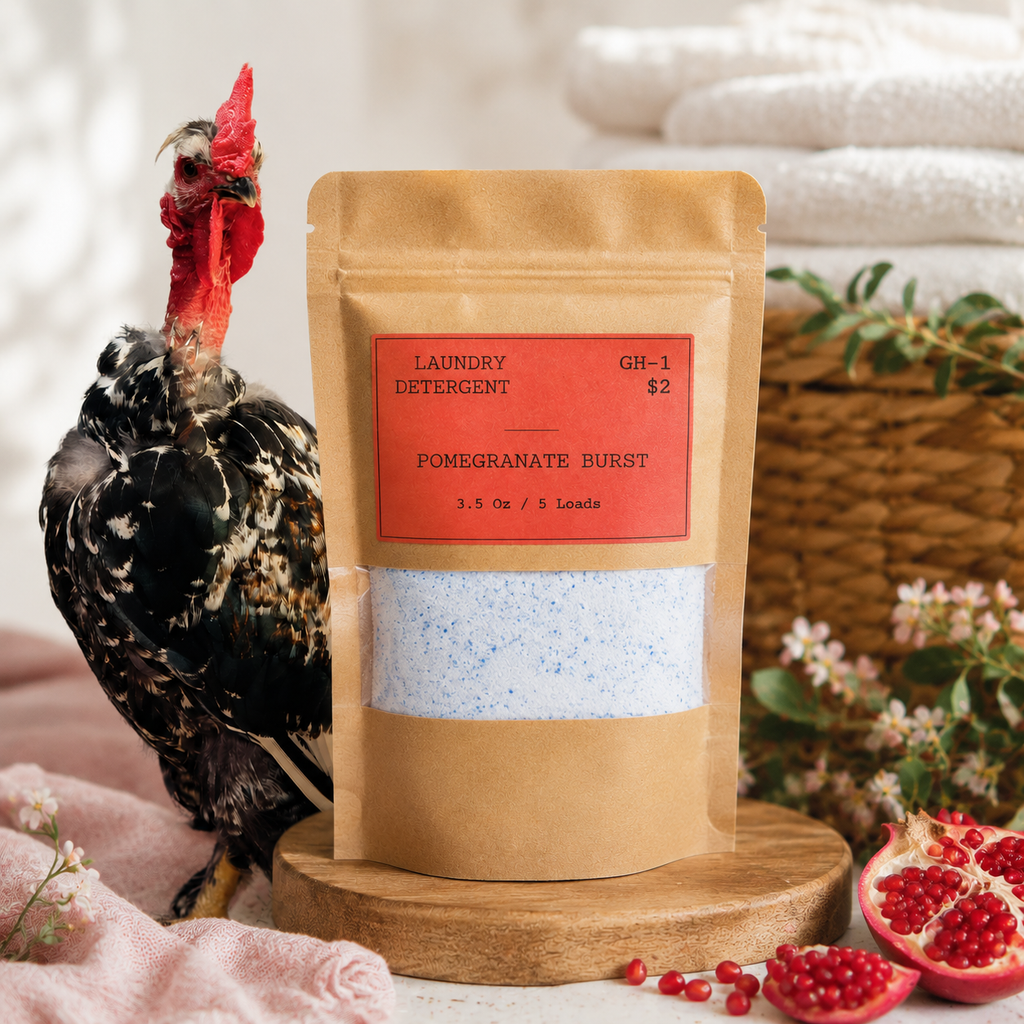 Pomegranate Burst Handmade Laundry Detergent | Fruit Scent Laundry Powder | HE Washer Safe | Available in 3 Sizes