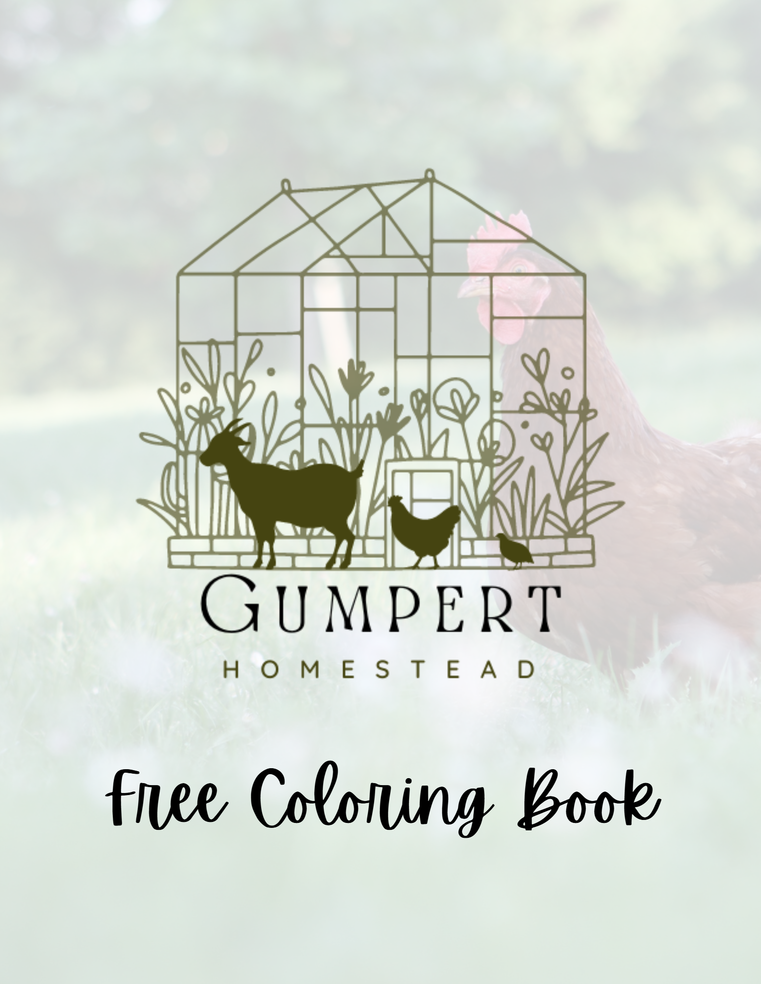 Free Chicken & Chicken Coop Coloring Book | Farm Animal Printable Coloring Pages